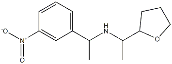 [1-(3-nitrophenyl)ethyl][1-(oxolan-2-yl)ethyl]amine Struktur