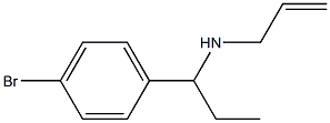 [1-(4-bromophenyl)propyl](prop-2-en-1-yl)amine Struktur