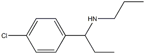 [1-(4-chlorophenyl)propyl](propyl)amine Struktur