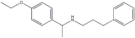 [1-(4-ethoxyphenyl)ethyl](3-phenylpropyl)amine Struktur