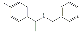 [1-(4-fluorophenyl)ethyl](pyridin-3-ylmethyl)amine Struktur