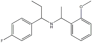 [1-(4-fluorophenyl)propyl][1-(2-methoxyphenyl)ethyl]amine Struktur