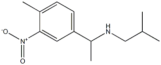 [1-(4-methyl-3-nitrophenyl)ethyl](2-methylpropyl)amine Struktur