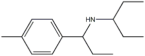 [1-(4-methylphenyl)propyl](pentan-3-yl)amine Struktur