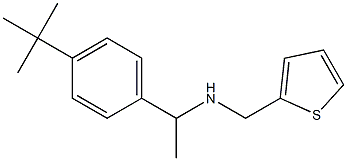 [1-(4-tert-butylphenyl)ethyl](thiophen-2-ylmethyl)amine Struktur