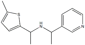 [1-(5-methylthiophen-2-yl)ethyl][1-(pyridin-3-yl)ethyl]amine Struktur