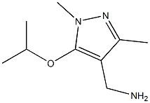 [1,3-dimethyl-5-(propan-2-yloxy)-1H-pyrazol-4-yl]methanamine Struktur