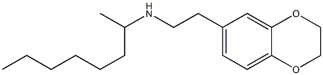 [2-(2,3-dihydro-1,4-benzodioxin-6-yl)ethyl](octan-2-yl)amine Struktur