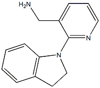 [2-(2,3-dihydro-1H-indol-1-yl)pyridin-3-yl]methylamine Struktur