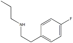 [2-(4-fluorophenyl)ethyl](propyl)amine Struktur