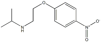 [2-(4-nitrophenoxy)ethyl](propan-2-yl)amine Struktur