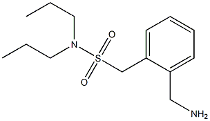 [2-(aminomethyl)phenyl]-N,N-dipropylmethanesulfonamide Struktur