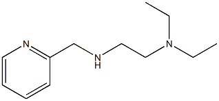 [2-(diethylamino)ethyl](pyridin-2-ylmethyl)amine Struktur