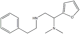 [2-(dimethylamino)-2-(furan-2-yl)ethyl](2-phenylethyl)amine Struktur