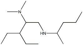 [2-(dimethylamino)-3-ethylpentyl](pentan-2-yl)amine Struktur