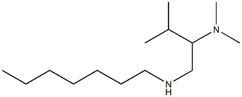 [2-(dimethylamino)-3-methylbutyl](heptyl)amine Struktur