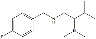 [2-(dimethylamino)-3-methylbutyl][(4-fluorophenyl)methyl]amine Struktur