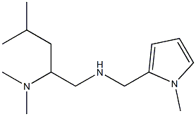 [2-(dimethylamino)-4-methylpentyl][(1-methyl-1H-pyrrol-2-yl)methyl]amine Struktur