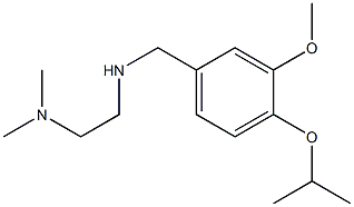 [2-(dimethylamino)ethyl]({[3-methoxy-4-(propan-2-yloxy)phenyl]methyl})amine Struktur