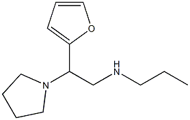 [2-(furan-2-yl)-2-(pyrrolidin-1-yl)ethyl](propyl)amine Struktur