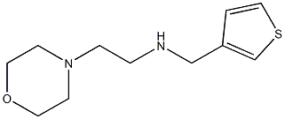 [2-(morpholin-4-yl)ethyl](thiophen-3-ylmethyl)amine Struktur