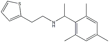 [2-(thiophen-2-yl)ethyl][1-(2,4,6-trimethylphenyl)ethyl]amine Struktur