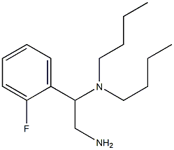 [2-amino-1-(2-fluorophenyl)ethyl]dibutylamine Struktur