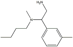 [2-amino-1-(3-methylphenyl)ethyl](butyl)methylamine Struktur