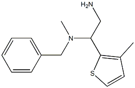 [2-amino-1-(3-methylthiophen-2-yl)ethyl](benzyl)methylamine Struktur