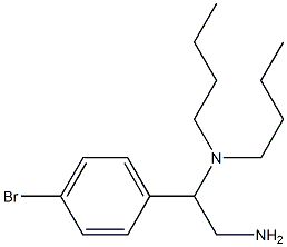 [2-amino-1-(4-bromophenyl)ethyl]dibutylamine Struktur