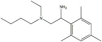 [2-amino-2-(2,4,6-trimethylphenyl)ethyl](butyl)ethylamine Struktur