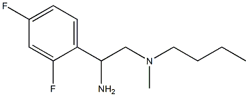 [2-amino-2-(2,4-difluorophenyl)ethyl](butyl)methylamine Struktur