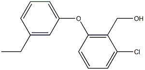 [2-chloro-6-(3-ethylphenoxy)phenyl]methanol Struktur