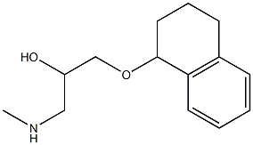 [2-hydroxy-3-(1,2,3,4-tetrahydronaphthalen-1-yloxy)propyl](methyl)amine Struktur