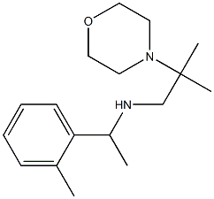 [2-methyl-2-(morpholin-4-yl)propyl][1-(2-methylphenyl)ethyl]amine Struktur