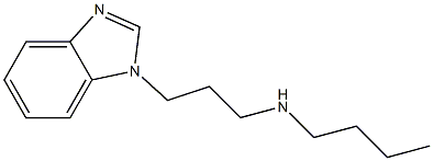 [3-(1H-1,3-benzodiazol-1-yl)propyl](butyl)amine Struktur