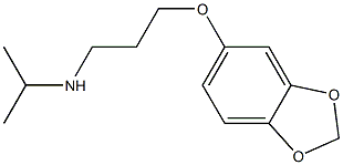 [3-(2H-1,3-benzodioxol-5-yloxy)propyl](propan-2-yl)amine Struktur