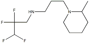 [3-(2-methylpiperidin-1-yl)propyl](2,2,3,3-tetrafluoropropyl)amine Struktur