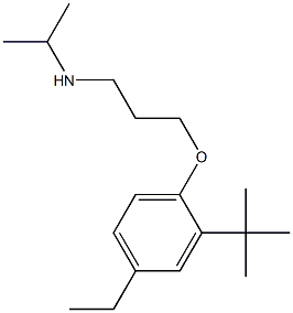 [3-(2-tert-butyl-4-ethylphenoxy)propyl](propan-2-yl)amine Struktur