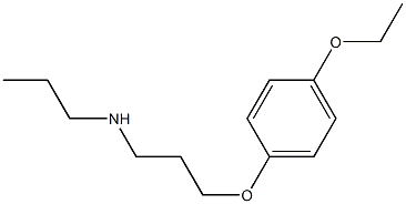 [3-(4-ethoxyphenoxy)propyl](propyl)amine Struktur