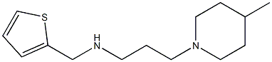 [3-(4-methylpiperidin-1-yl)propyl](thiophen-2-ylmethyl)amine Struktur