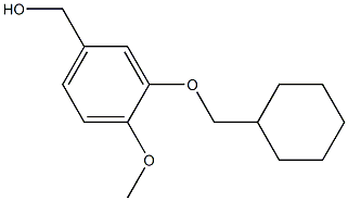 [3-(cyclohexylmethoxy)-4-methoxyphenyl]methanol Struktur