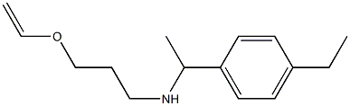 [3-(ethenyloxy)propyl][1-(4-ethylphenyl)ethyl]amine Struktur