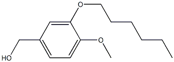 [3-(hexyloxy)-4-methoxyphenyl]methanol Struktur