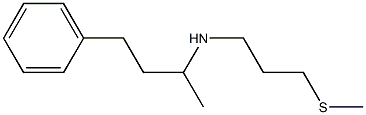 [3-(methylsulfanyl)propyl](4-phenylbutan-2-yl)amine Struktur