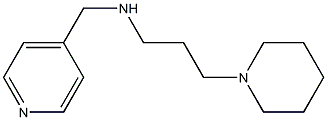 [3-(piperidin-1-yl)propyl](pyridin-4-ylmethyl)amine Struktur