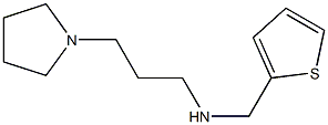 [3-(pyrrolidin-1-yl)propyl](thiophen-2-ylmethyl)amine Struktur