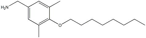 [3,5-dimethyl-4-(octyloxy)phenyl]methanamine Struktur