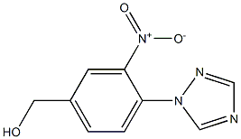 [3-nitro-4-(1H-1,2,4-triazol-1-yl)phenyl]methanol Struktur