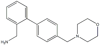 [4'-(morpholin-4-ylmethyl)-1,1'-biphenyl-2-yl]methylamine Struktur